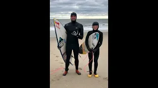 JAMIE O'BRIEN and BEN GRAVY in NEW JERESY.   DREAM SURF SESSION!!!