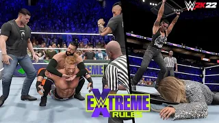 WWE Edge vs Finn Balor i Quit match | Extreme Rules 2022 Highlights | WWE 2K22 SIMULATION