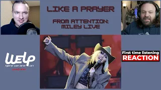 Miley Cyrus - Like A Prayer (Attention Miley Live) | REACTION