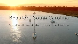 Seeing Beaufort, South Carolina from a drone. Shot with an Autel Evo 2 Pro.