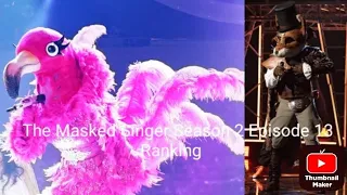 The Masked Singer Season 2 Episode 13 Performance Ranking