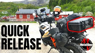 BEST QUICK RELEASE PELICAN CASE for Motorcycles // DIY peli case quick release