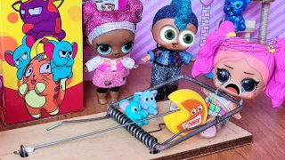SOMETHING WENT WRONG 🤣 Mousetrap for dolls Lol surprise family lol cartoons with dolls Darinelka LOL