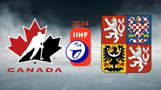 NHL 22 | MS IIHF 2024 za Českou republiku | 7#-skupina A | Kanada VS Česká republika