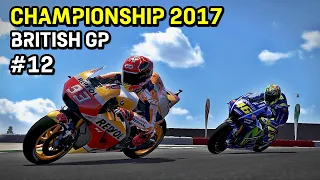 MotoGP AI Championship 2017 | #12 | BritishGP | Silverstone 2017