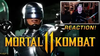 Mortal Kombat 11 - Aftermath Reveal Trailer REACTION! (Robocop, Fujin, Friendships, Skins & More!)