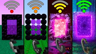 nether portals with different Wi-Fi in Minecraft