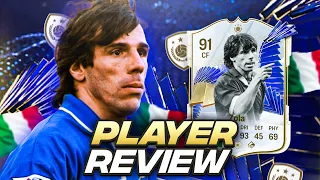 91 TOTY ICON ZOLA PLAYER REVIEW | FC 24 Ultimate Team