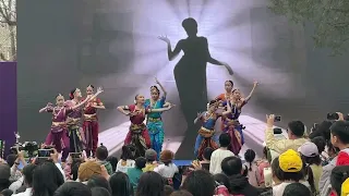 Chinese girls doing Indian classical dance | Holi celebration in China | Vasant 2024