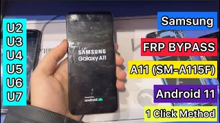 Samsung A11 Frp Bypass |Samsung A115F Google Account Android 11|Frp Bypass A115F U2 U3 U4 U5 U6 U7