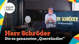 Herr Schröder / Die so genannten "Querzündler" / Kleine Affäre