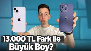 13.000 TL farka değer mi? iPhone 14 Pro Max vs iPhone 14!