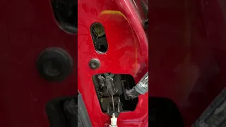 How to pop your driver door open on a bmw e90 e92 that is locked inside and outside. (Bad actuator)