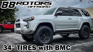 DO 34" TIRES FIT ON A TOYOTA 4RUNNER?