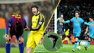 The Day Lionel Messi Took Revenge Petr Cech and Destroyed Arsenal