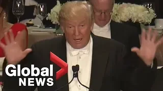 Donald Trump's FULL roasts of Hillary Clinton at Al Smith charity dinner