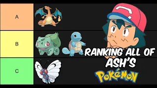 Ranking ALL of Ash's Pokemon By Power Level