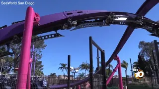 SeaWorld's latest roller coaster gears up for May opening