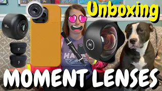 Unboxing Wide Moment Lens, Tele Photo lens, & iPhone 13 Pro Max Moment Case