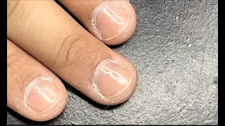How I do my Gel X Nails on short bitten nails.