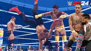 Double CM Punk Takes On The Bloodline- Can They Overcome the Tag Team Champions?
