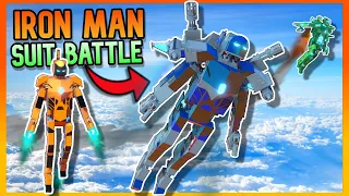 We WEAPONIZED These 'IRONMAN' Suits And Had A BATTLE!