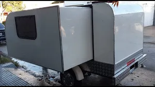 Mini Rodante expansible - Mini caravana slide-out (parte 1)