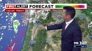 First Alert Thursday evening FOX 12 weather forecast (9/7)