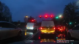 Dashcam Assen  kletsnatte Balkenweg Europaweg