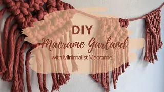 DIY Macrame Garland Tutorial | Minimalist Macrame