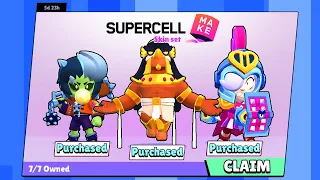 SUPERCELL MAKE Skin Set + Brawl Stars GIFTS