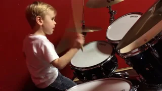 drum break - drum fills . Daniel Gortovlyuk 4,7 year old Drummer