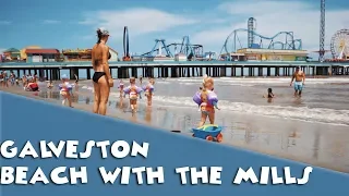 Galveston Beach Trip Vlog with the Mills