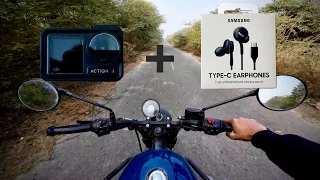 Dji Action 4 Mic For Motovlog | Helmet Setup For Motorvlogging | My Ank