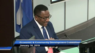 Economic and Community Development Committee - January 16, 2019