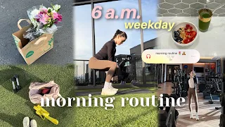 6 am *winter* morning routine | my quiet place, healthy habits & meal, workout, setting up my day!