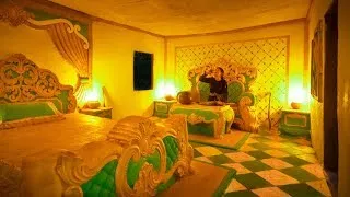 48 Days Build the Most Beautiful Jungle Villa with Royal Design Bedding Style Part 1st Start