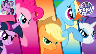 🌈 My Little Pony Harmony Quest 🦄Applejack Shake N Break Rainbow Dash Fly Through N Drop