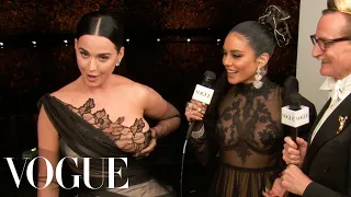 Katy Perry on Embracing the Darkness at the Met Gala | Met Gala 2022 with Vanessa Hudgens & Hamish