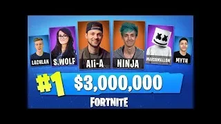 Ninja And Marshmallow Win $1 Million At Fortnite ProAm Fortnite Tournament