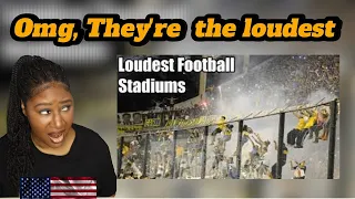 Top 10 Loudest Football Stadiums In The World |American Reaction