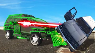 NEW $3,950,000 OVERPOWERED LASER MINIVAN! (GTA 5 DLC)