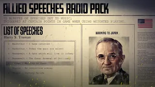 Hearts of Iron IV: Allied Speeches Music: Truman - Warning To Japan