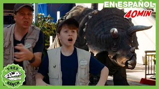 Parque de T-Rex | ¡Dinosaurios y Mundo Jurásico para niños con Indominus Rex!