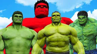 RED HULK VS WORLD WAR HULK (Hulk, The Incredible Hulk, Hulk Endgame)