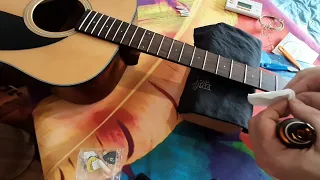 Акустическая гитара  Fender CD60.  Отстройка.