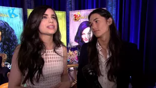 EXCLUSIVE: DISNEY DESCENDANTS Boo Boo Steward and Sofia Carson on #school #bullying #firstkiss