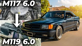 Engine SWAPPED AMG Widebody BEAST with an M119 6.0!