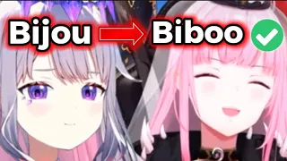 Calli asked Bijou about Her Name being Changed to Biboo【Hololive】