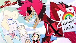 Alastor and Charlie go to heaven's judgment (Hazbin Hotel Charlastor) #hazbinhotel #animation